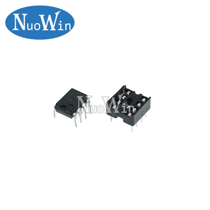 20pcs NE555 IC 555 & 8 Pin DIP Sockets (10 each) ic ne555 and Sockets DIP8 diy for arduino starter kit