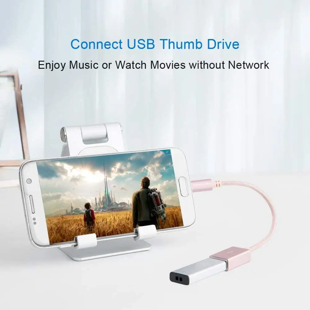 Cabo micro usb 2.0 otg trançado, adaptador micro usb macho para usb fêmea, compatível com samsung s7, flash drive, mouse