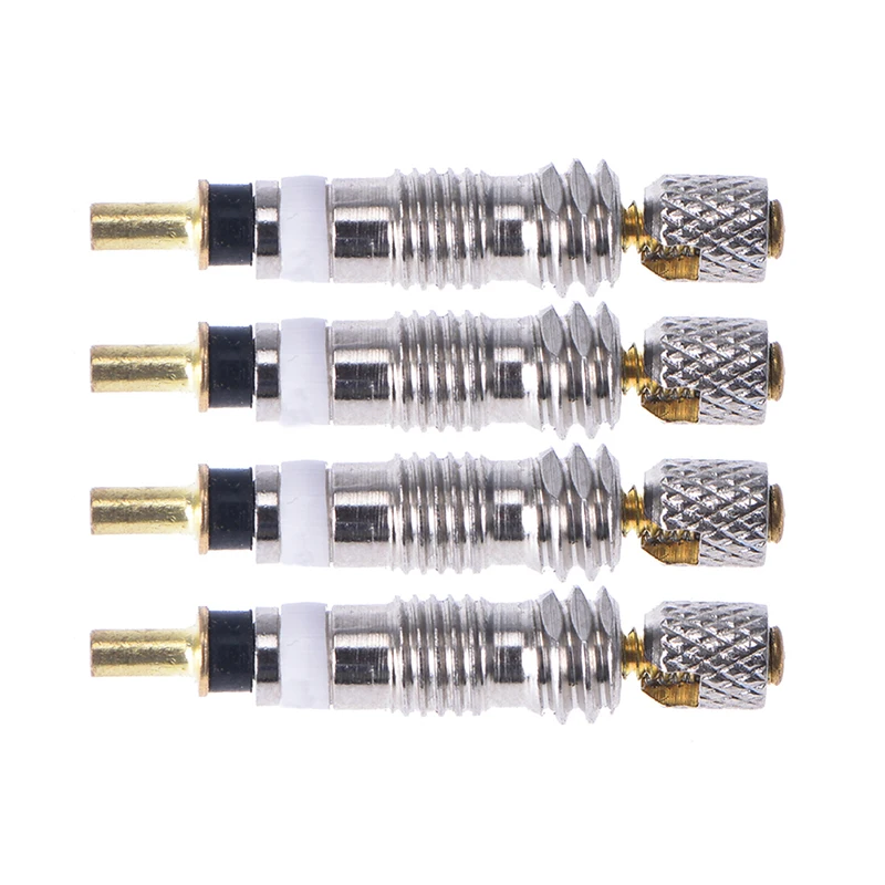 4Pcs Silver Detachable Presta Valve Core Replacement For MTB/Road Bike Valve Core Presta To Schrader French Air Pump ValveZ95