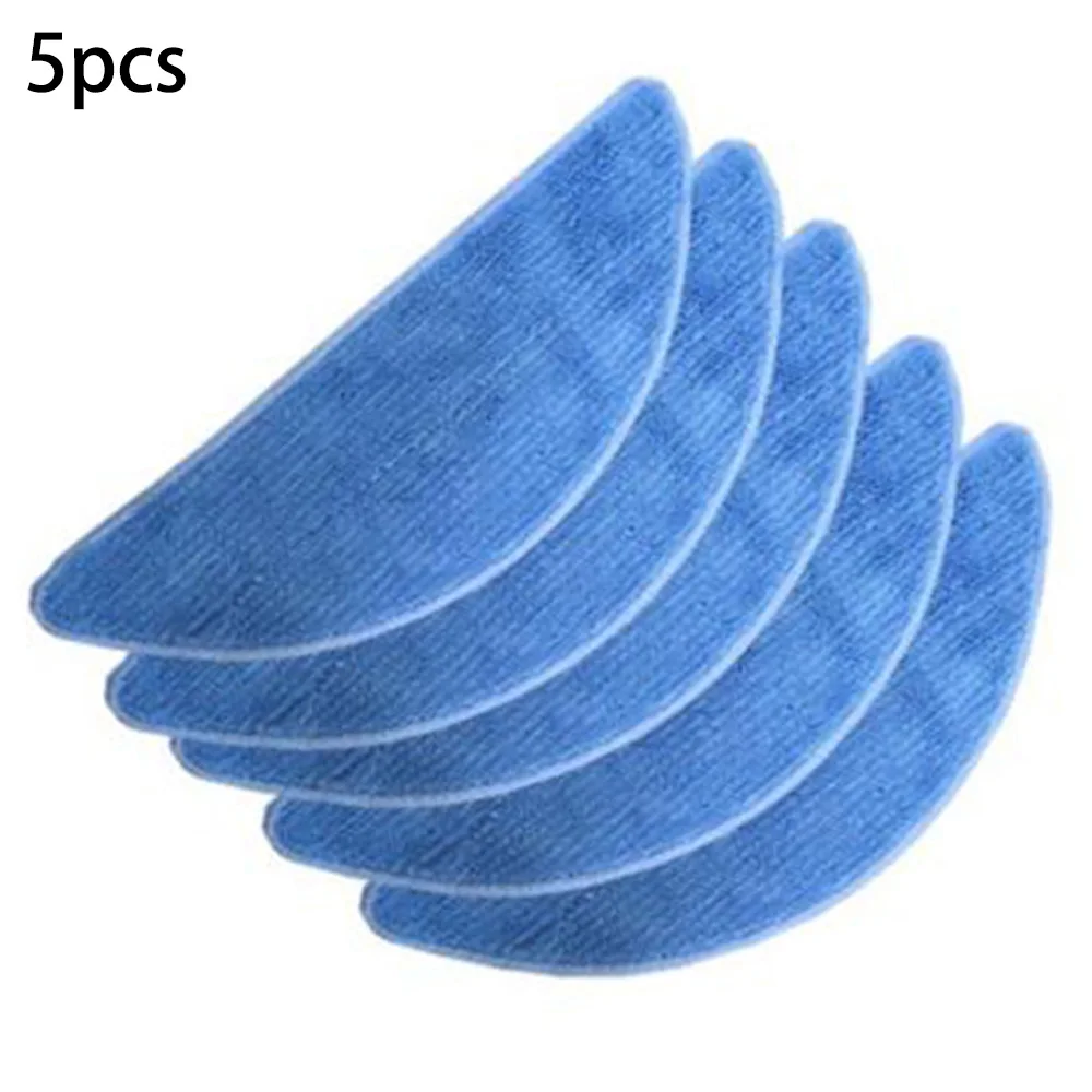 5pcs Mop Cloth Rags For IKOHS S15 Robot Vacuum Cleaner Parts Accessory Sweeper Cleaning Pads Replacement Mopping Cloths