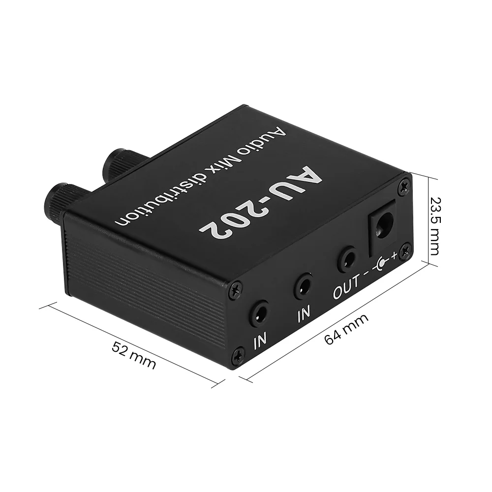 AIYIMA สเตอริโอมิกเซอร์ผู้จัดจำหน่ายเสียงสำหรับหูฟังภายนอก Power AMP ปริมาณอิสระควบคุม DC5-19V 2อินพุต2เอาต์พุต