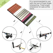 Diamond and corundum knife sharpener oil stone #6