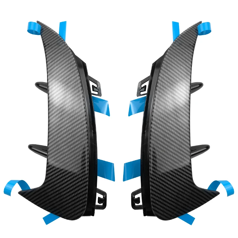Für Mercedes Benz A-Klasse W177 Fließheck A180 A200 A220 A250 A35 2020+ Hinten Vorne Stoßstange Spoiler Aufkleber Fender Canards Fins – Detail 11