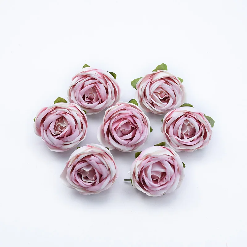 50/100 Stück Künstliche Blumen Seidenrosen Knospen DIY Geschenke Süßigkeitenbox Festival Dekoration Heimzimmer Hochzeit Brautaccessoires Ausverkauf – Detail 18