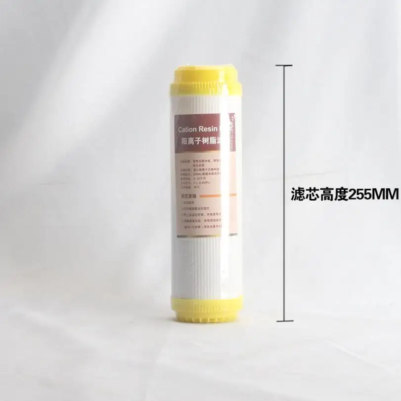 Pièces de filtre à eau, cartouche en résine de 10 pouces pour adoucir l'eau