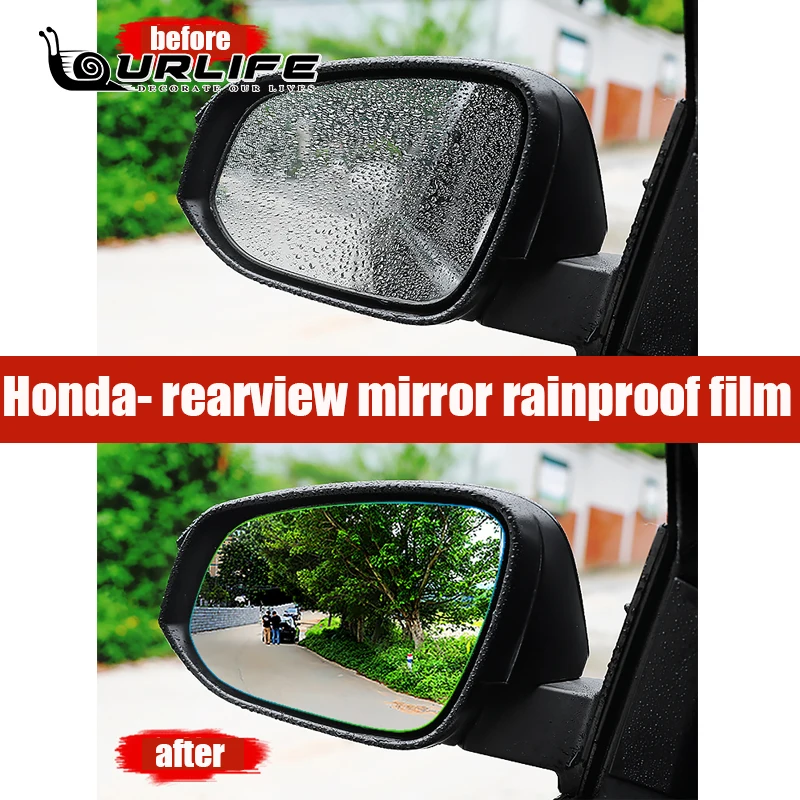 

2 Pcs Car Rainproof Film Rearview Anti fog Waterproof Membrane Accessories for Mazda atenza axela CX-5 CX-4 Mazda 6 SIX