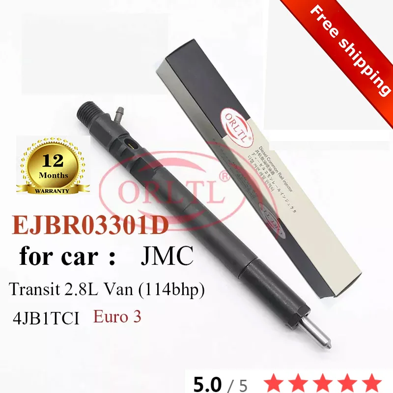 

NEW EJBR03301D Injection Nozzle ejbr03301d Common Rail Injector For JMC Transit 2.8L Van (114bhp) JX4932LQ3 3301d