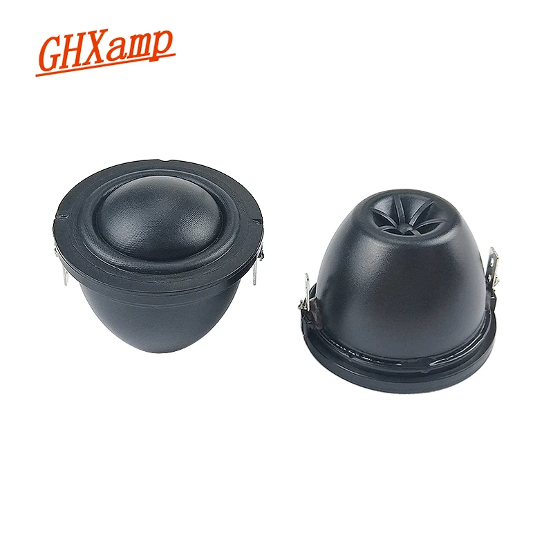 GHXAMP 28Core Silk Film Tweeter Treble Dome Horn Speaker Audio Fever HIFI 4Ohm 30W 1.5 Inch 48mm 1Pairs