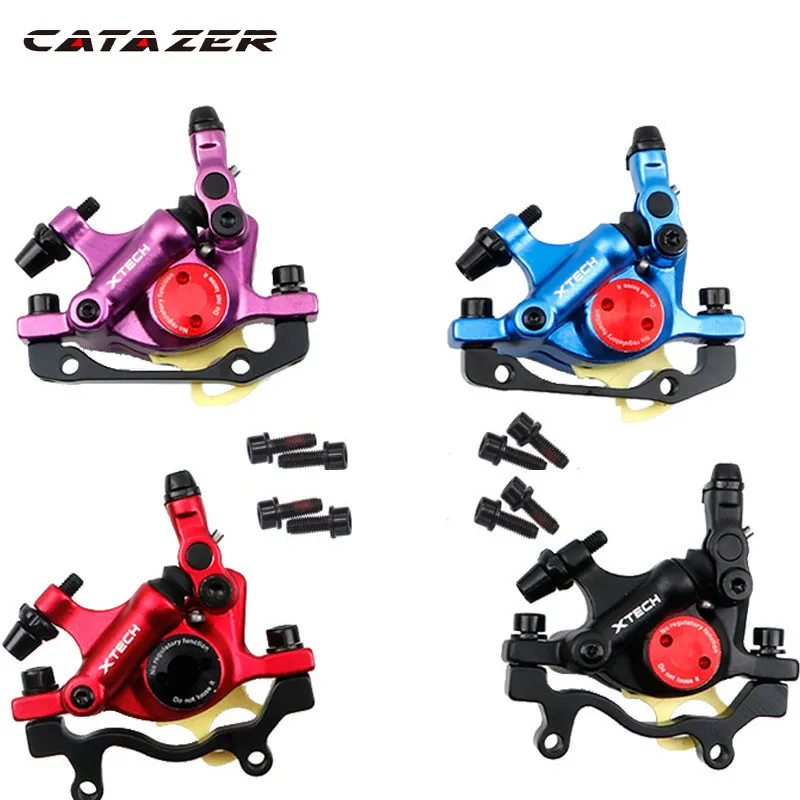 

ZOOM HB100 MTB Line Pulling Hydraulic Disc Brake Calipers Oil Disc Brake Caliper Electric Scooter Disc Brake Set for M365