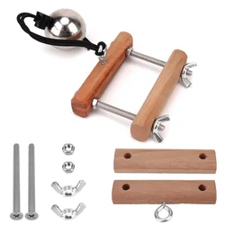 Stretcher Metal Ball Scrotum Pendant Ball Testicle Crusher Penis Rings Clamp Male Penis Training Wooden Adult Products