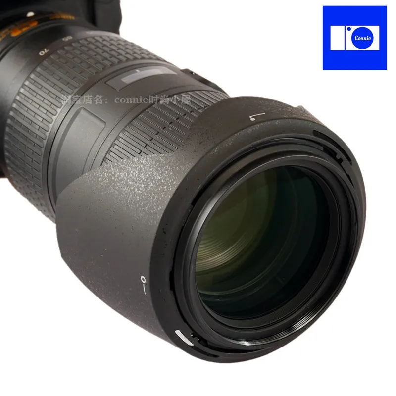 HB60 HB-60 67 مللي متر حربة عكس زهرة عدسة هود غطاء لنيكون AF-S nikkor 70-200 مللي متر F4 جرام ED عدسة الكاميرا 70-200 3 أوامر