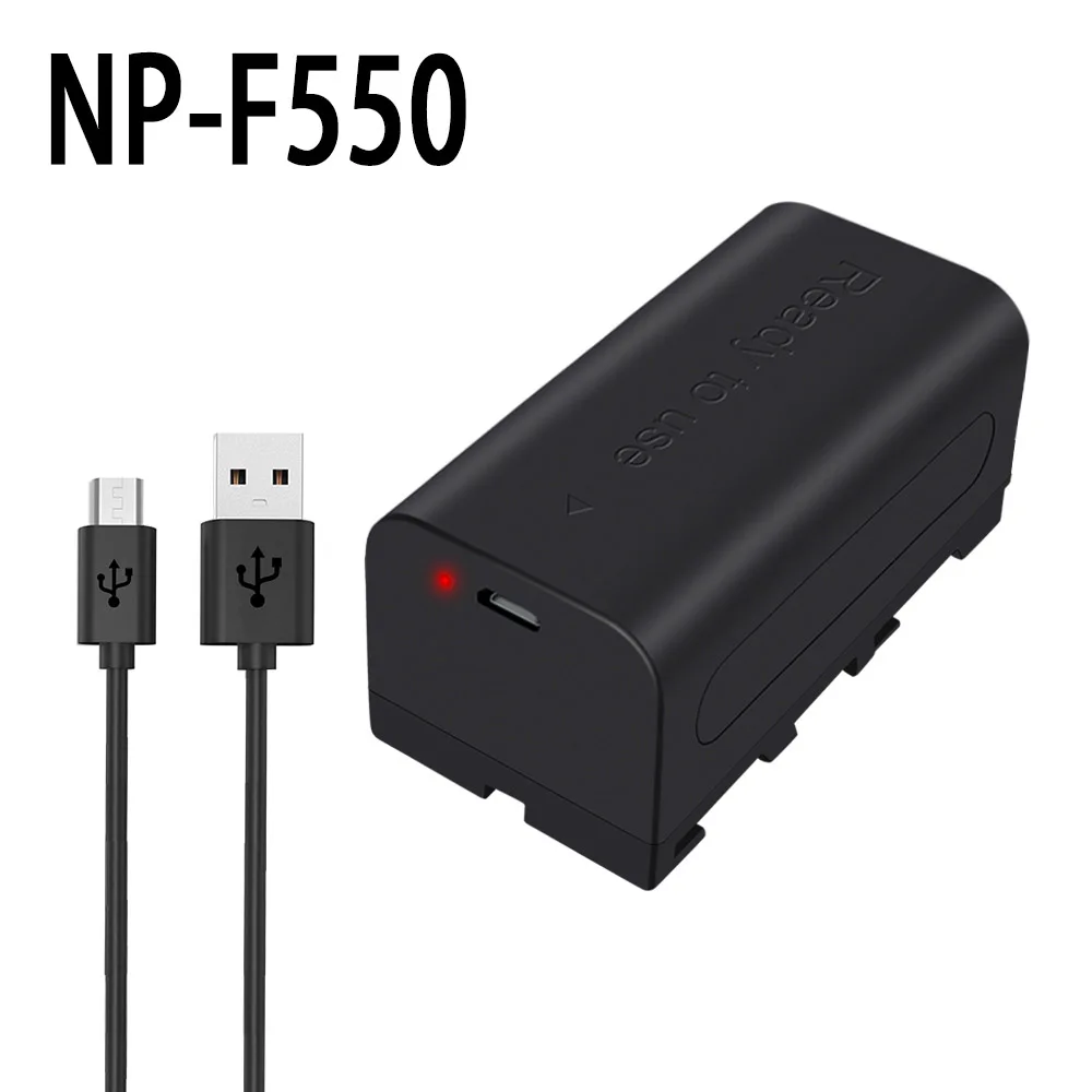 

NP-F550 NP-F570 NP F550 USB Battery rechargeable for Sony NP F330 F530 F570 F730 F750 CCD-SC5 CCD-TRV80PK DCR-TRV820 CCD-TR67