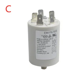 Washing Machine Power EMI Anti-interference Suppressor Filter Drum Washing Machine Part