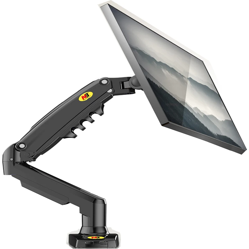 New!!! F80 Gas Spring 17-30 inch Desktop LED LCD Monitor Mount Holder Arm Ergonomic Gas Strut Flexi Mount Load 2~9kgs