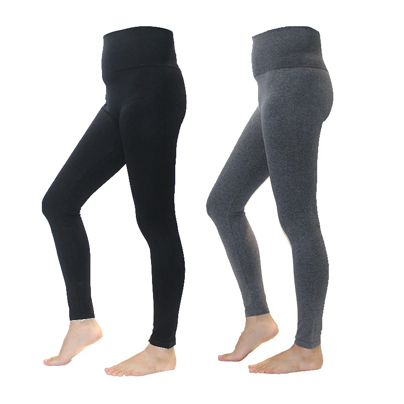 Drozeno einfarbige Leggings mit hoher Taille und hoher Elastizität