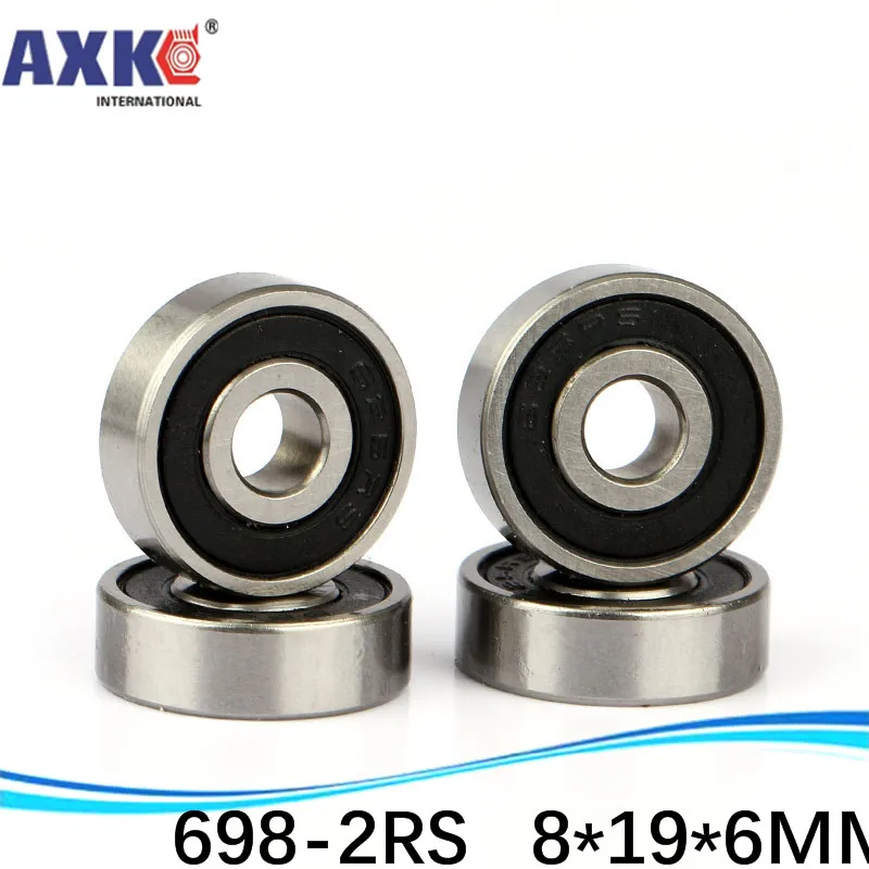 (1pcs) The Rubber sealing cover  Thin wall deep groove ball bearings 698-2RS 8*19*6 mm