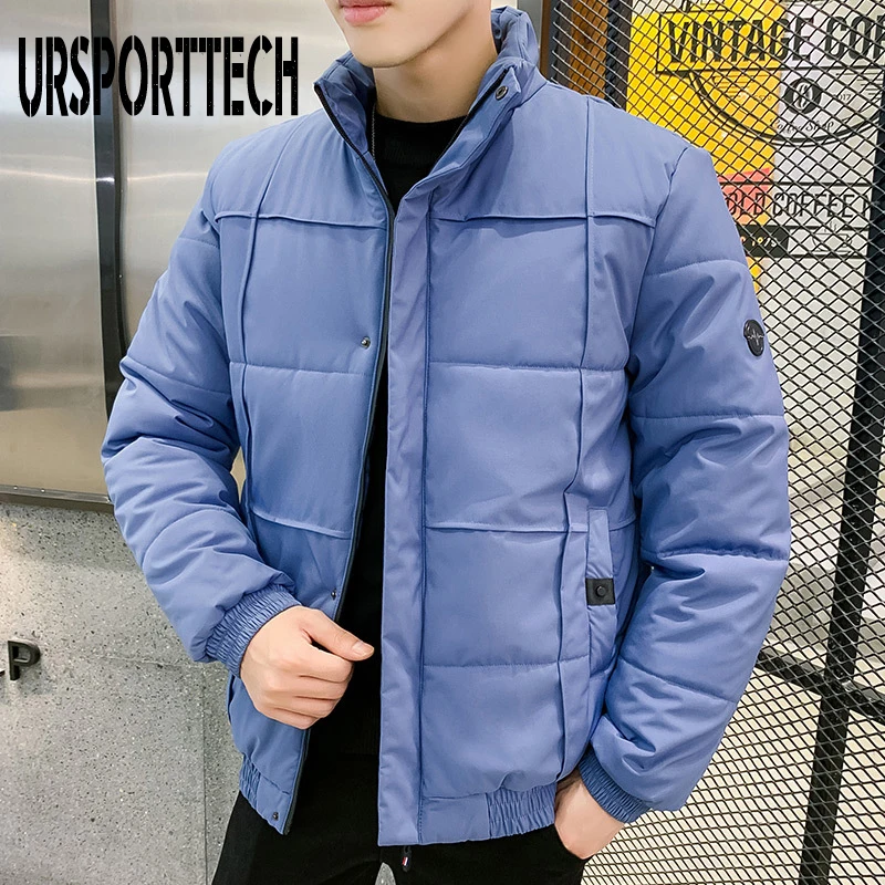 Novo casaco de inverno dos homens parka grosso quente grandes bolsos casacos de inverno homens winderbreaker outwear jaquetas casaco homem roupas moda