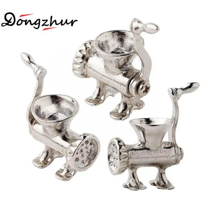 Miniature Accessories Mini Meat Grinder Chopper Simulation Kitchen Food Processor Model Toy For Deco For 1:12 Wwp O6g4