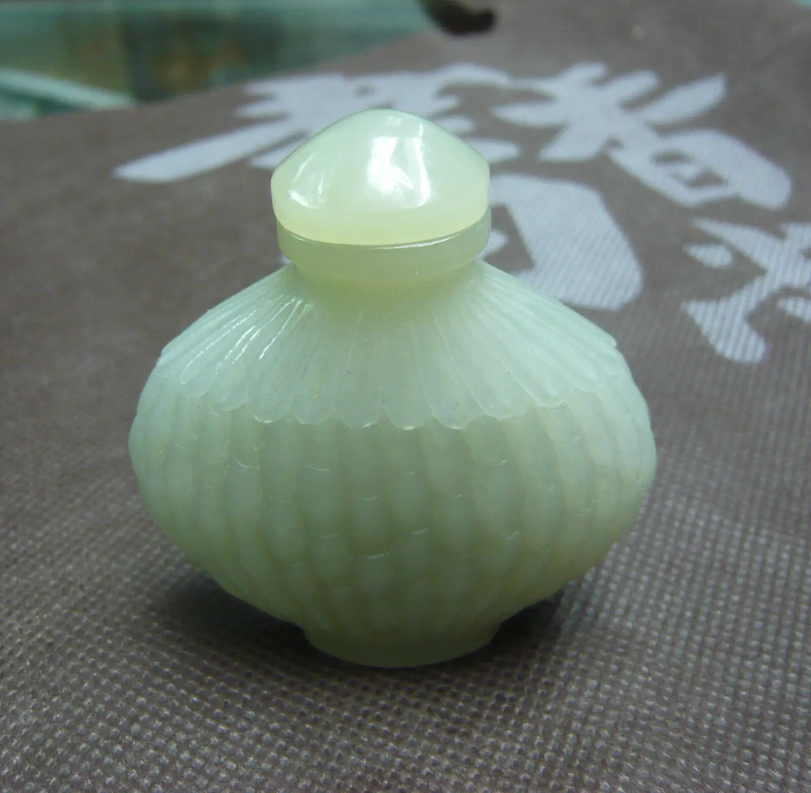 Big Treasure Collectible Chinese Vintage Hetian Jade Wealth Rich Snuff Bottle Totem Carving L Timestown 20201126A