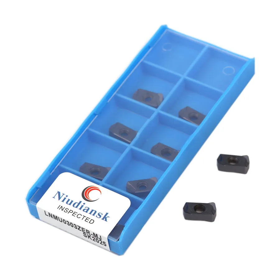 Il carburo LNMU0303ZER-MJ SK2025 inserisce le lame di fresatura LNMU0303 dello strumento di tornitura di fresatura degli utensili del tornio di CNC, per acciaio e acciaio inossidabile
