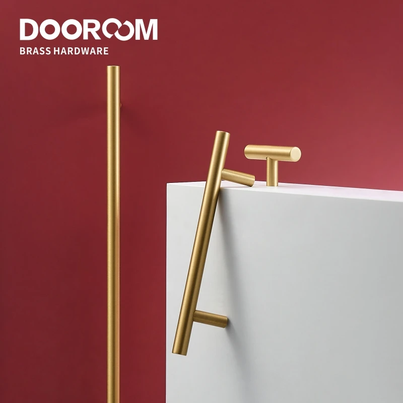 Dooroom Brass Furniture Handles Cone Simple European Chinese Cabinet Door Drawer Cupboard Wardrobe Dresser Shoe Box Pulls Knobs