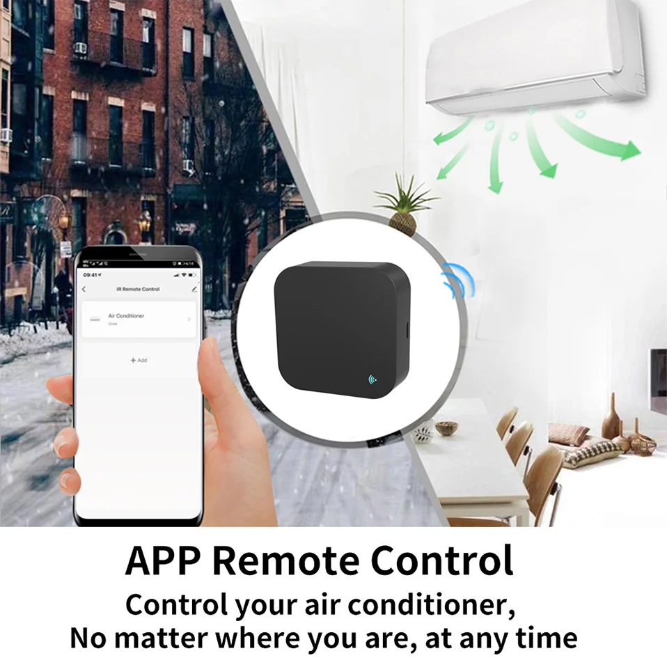 Tuya Smart RF IR Control remoto WiFi hogar inteligente para aire acondicionado TODOS los televisores LG TV compatible co