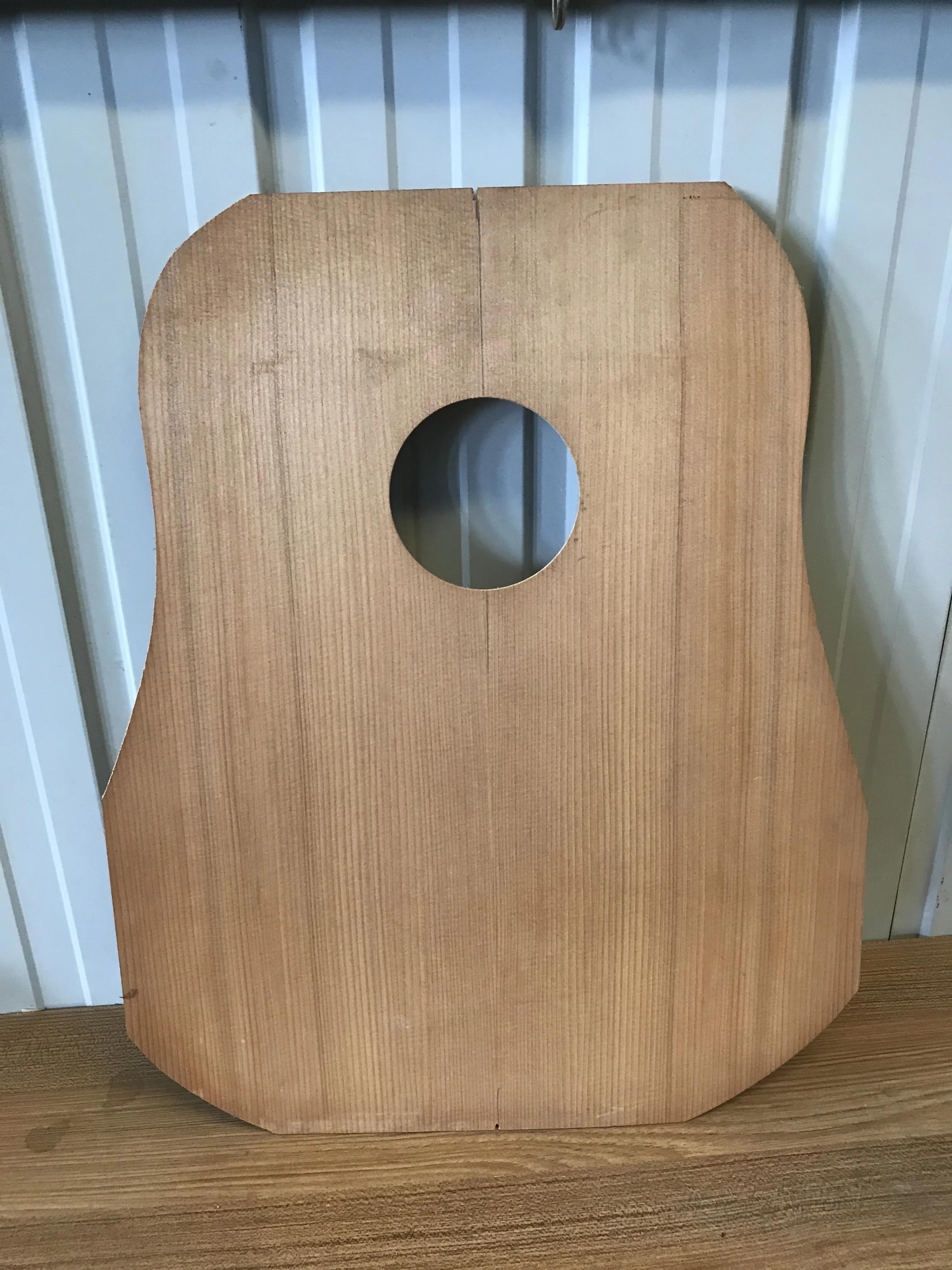 Spruce Panel Plywood with Brace Wood Kit, 41 Inch Acoustic Guitar, Luthier Tools Material, High Quality, 1 Pc