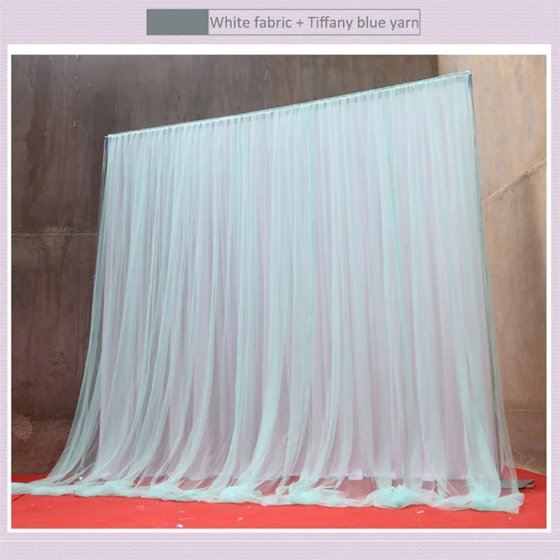 Wedding stage gauze drapery backdrop festival Celebration birthday scene Stage Performance Background Wall decoration customied