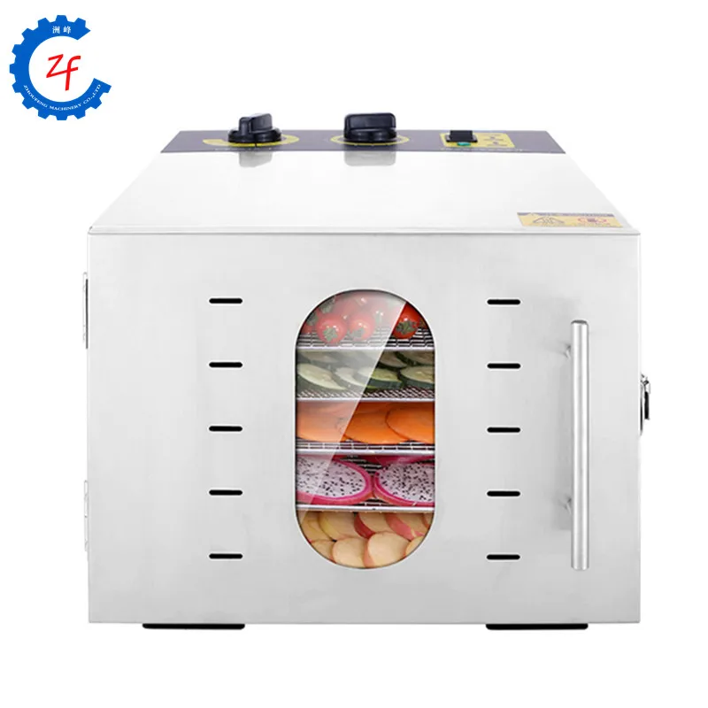 Food dehydrator fruit vegetable herb meat drying machine pet snacks dryer with 6 trays 220v