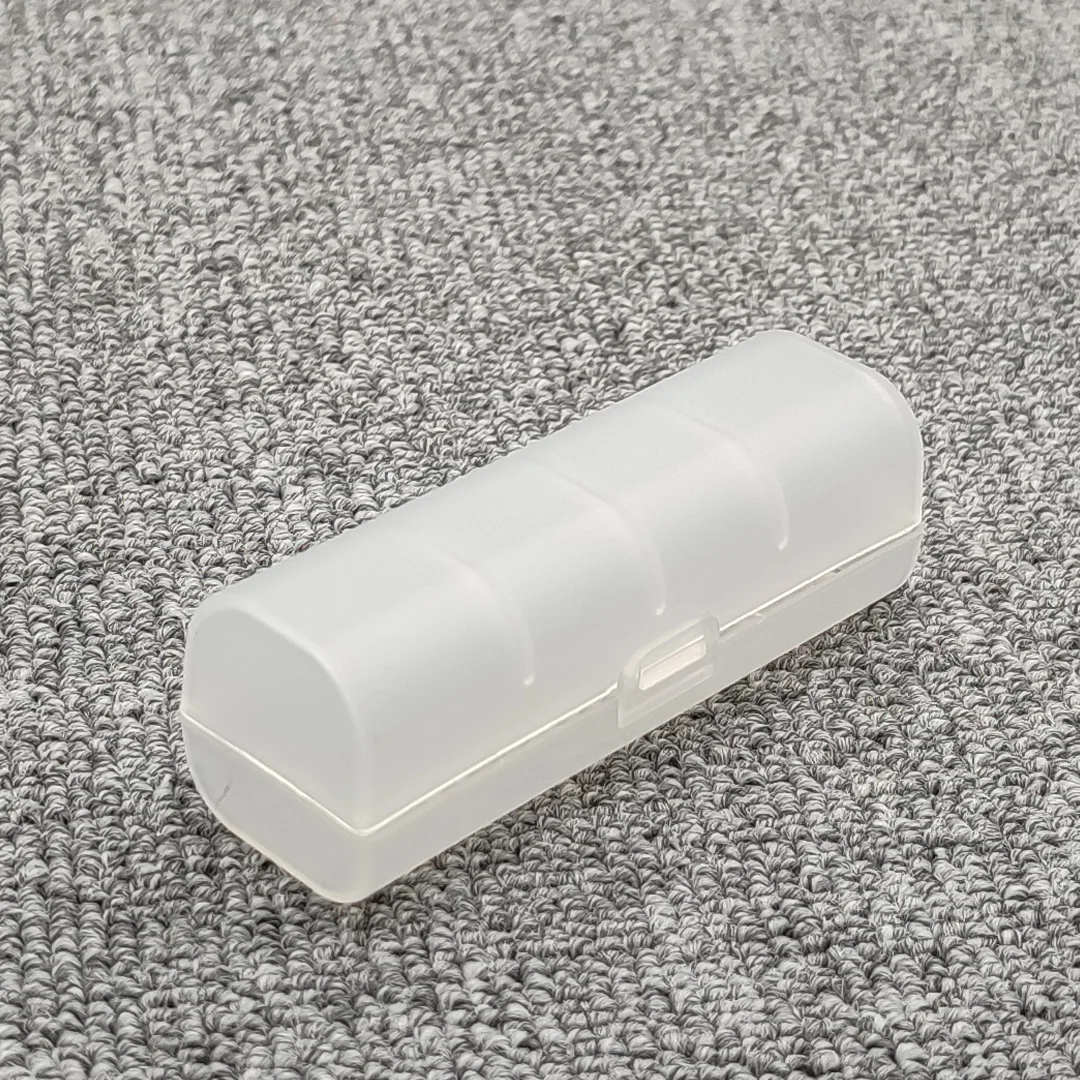 Boîte de stockage de batterie transparente, support de batterie, boîtier en plastique, 21700, 21700, 21700, 1*21700