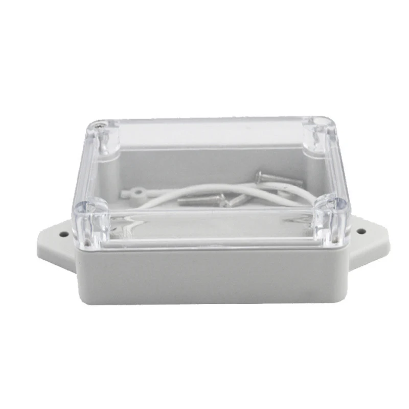83x58x33mm Plastic Transparent Box Waterproof Enclosure DIY Electrical Junction Box Outdoor Instrument Project Box Case Housing