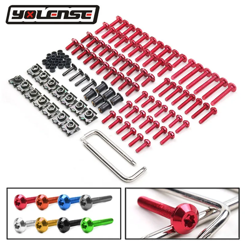 Motorcycle Accessories Fairing windshield Body Work Bolts Nuts Screws For Honda FJS400 FJS600 CB750 CB1000 CB1300 X4 VFR800