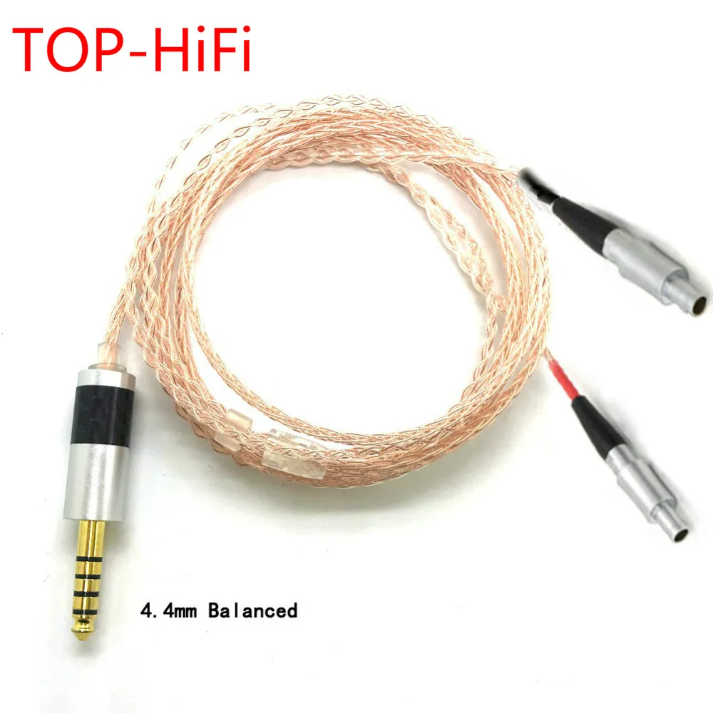 

TOP-HiFi Free Shipping 8 Core Hd800 Hd800s Hd820 Headphone Upgrade Cable 3.5/2.5mm Trrs/4.4mm Balanced Headset Cable