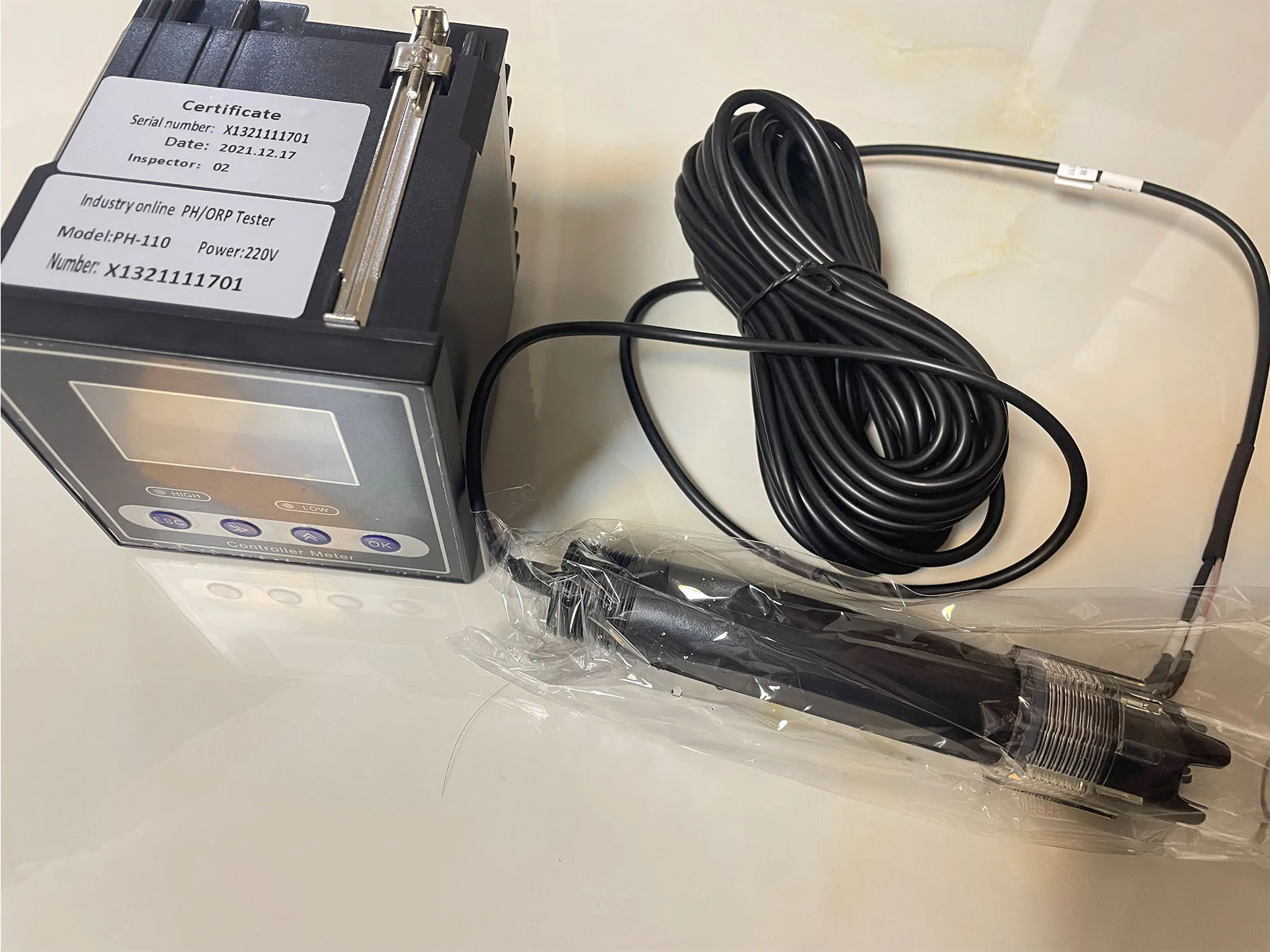 Sensor em Linha Industrial 420ma do ph do Medidor de ph para a Água
