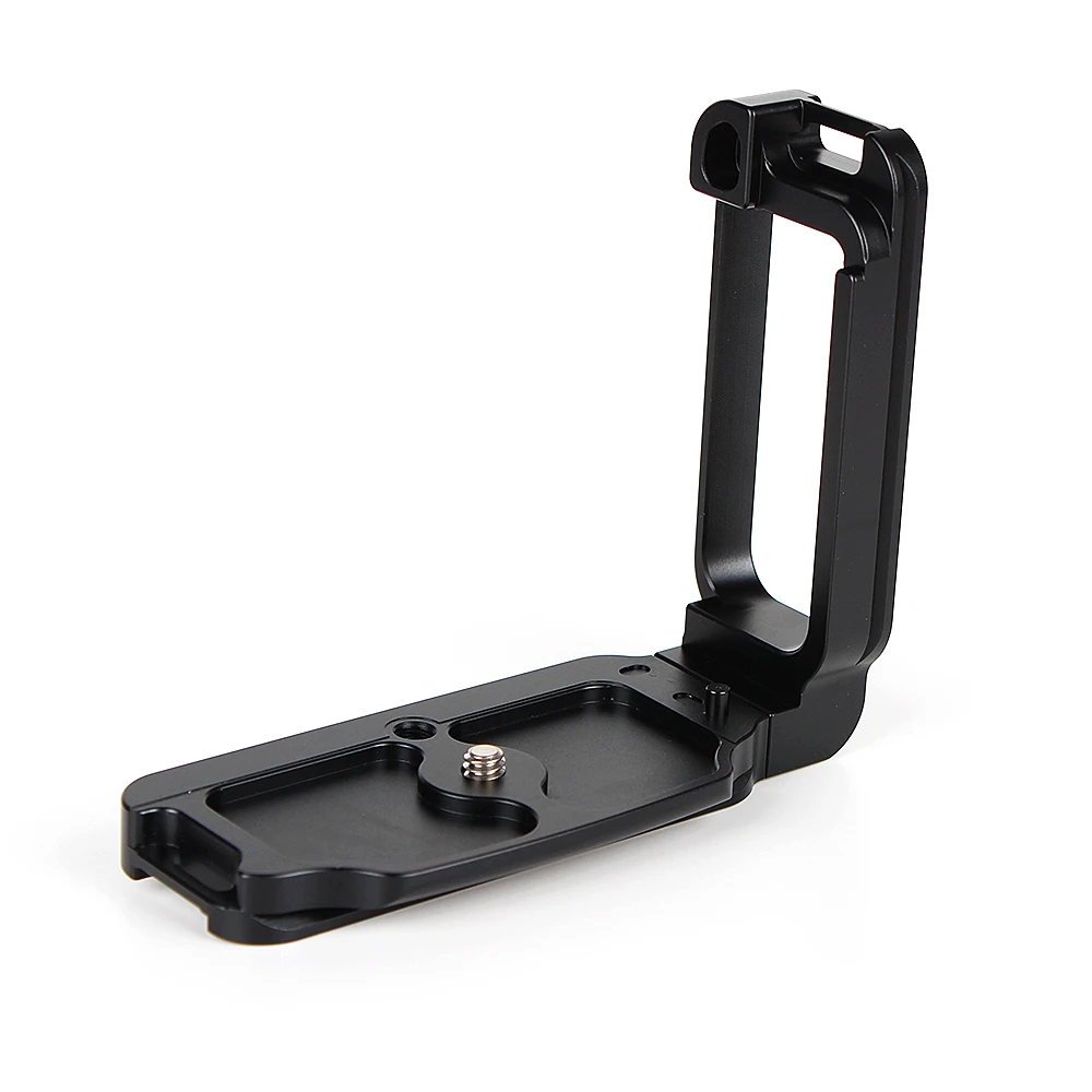 

Pixco Metal Quick Release L Plate Bracket Holder Handle Metal Hand Grip Vertical External Suit for Nikon D850 Camera