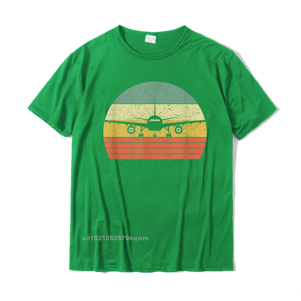 Airplane Shirt Retro Flying Aviation Gift Vintage Pilot T-Shirt Custom Cotton Men's Tops Tees Funny Rife Top T-Shirts