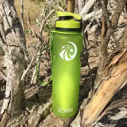 ZORRI Portable Sport Water Bottle 600/800/1000ml BPA Free Outdoor Travel Carrying Tritan Plastic Drink Bottle With Filter NEW