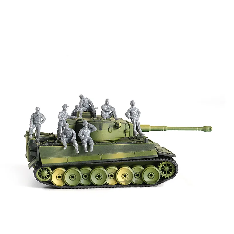1/72 WW II Germany Tiger Tank Model Panther Assembly Panzer Model World of Tanks Assembling Military Toy