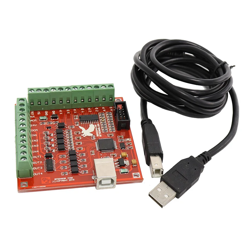 for stepper motors CNC USB SP-MACH3 100Khz Breakout Board 3 Axis Interface Driver Motion Controller Suitable for 3d