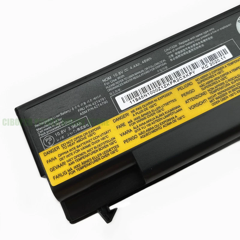 CP Battery 42T4791 42T4790 10.8V/57Wh For E40 E50 E420 E425 E520 E525 SL410 SL510 T410 T510 T420 L410 L412 L512 W510 W520 L420