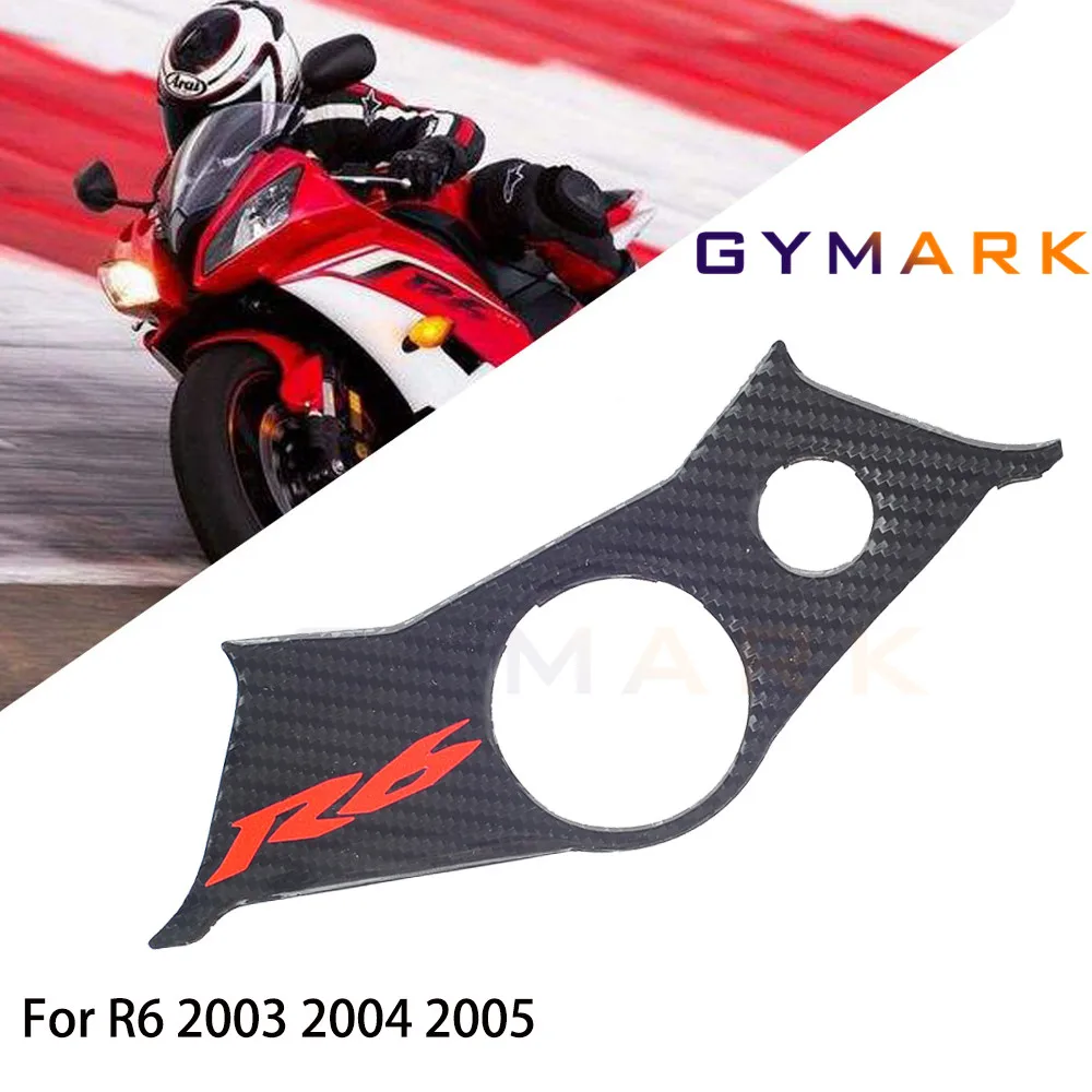 

Suitable for Yamaha YZF600 YZFR6 YZF R6 2003 2004 2005 Motorcycle Carbon Fiber Triangle Plate Sticker