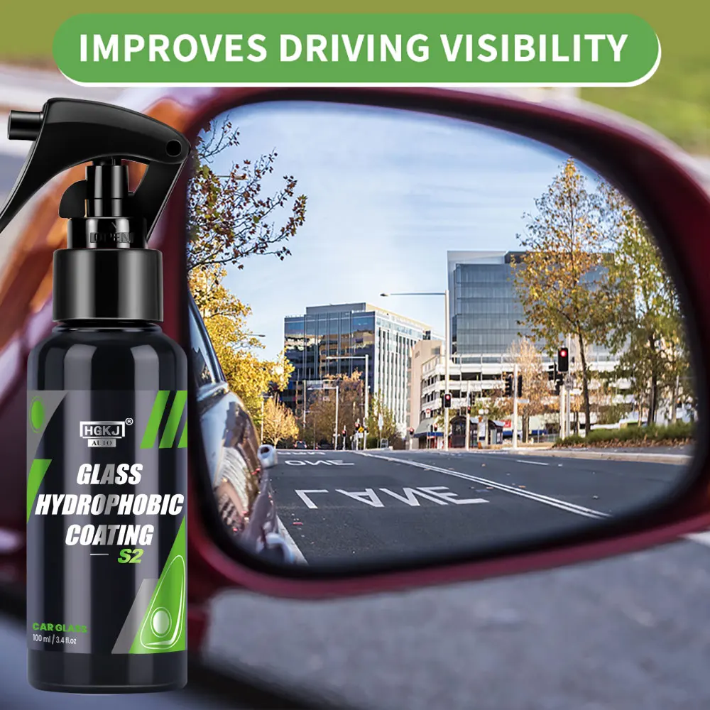 HGKJS2 Glass антидождь для авто Long Lasting Ceramic Windshield Nano Hydrophobic Protection Coating Self Clean Anti-rain for Car