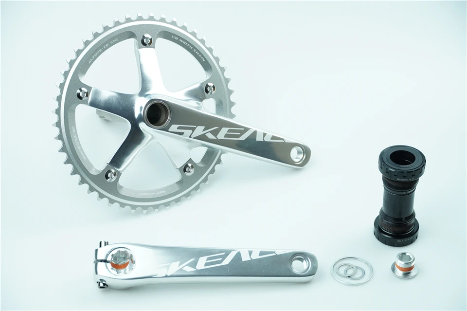 48T 165mm Aluminum Alloy Fixed Gear Crankset