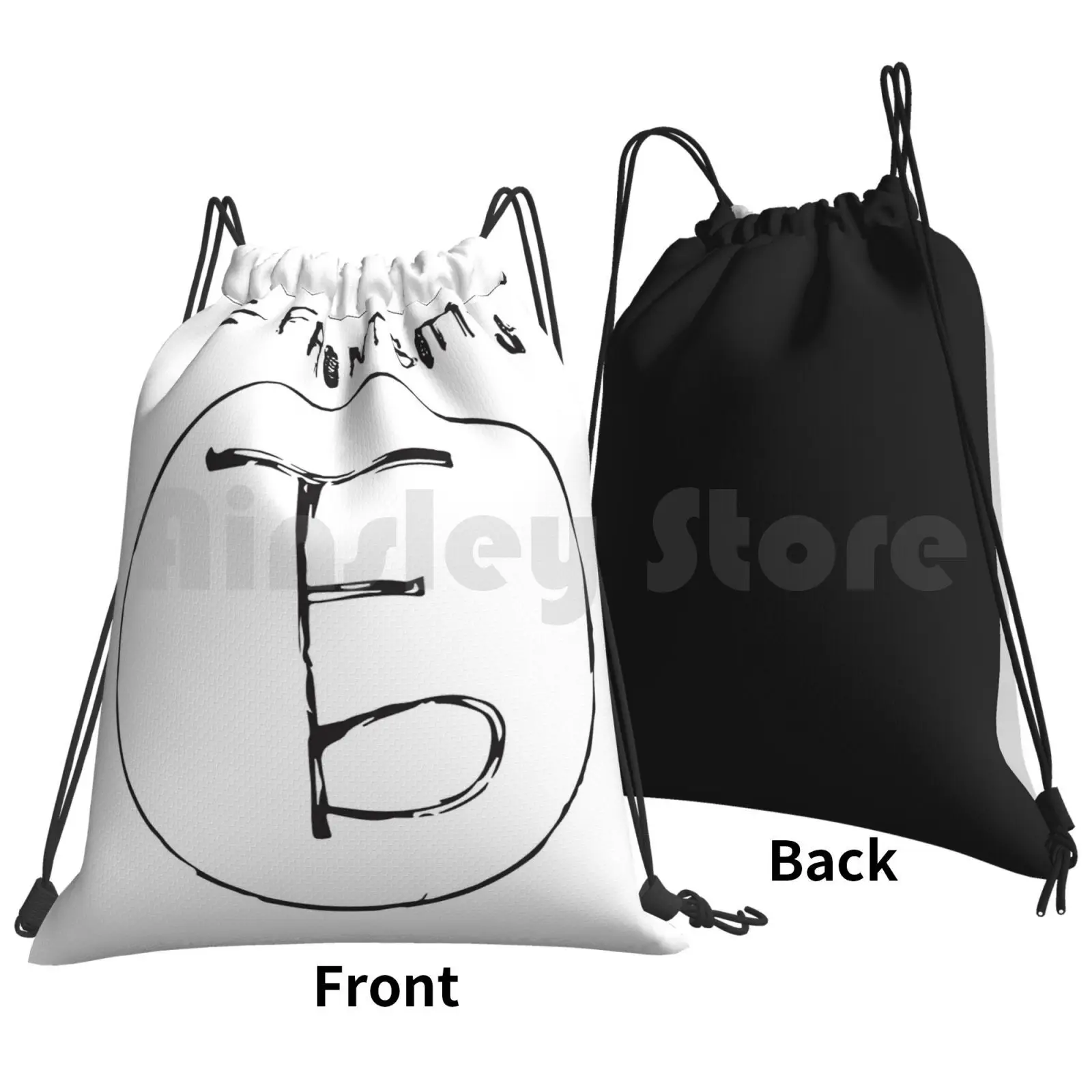 The Front Bottoms-Logo & Name Backpack Drawstring Bag Riding Climbing Gym Bag The Front Front New Folk Punk Pop Music Band