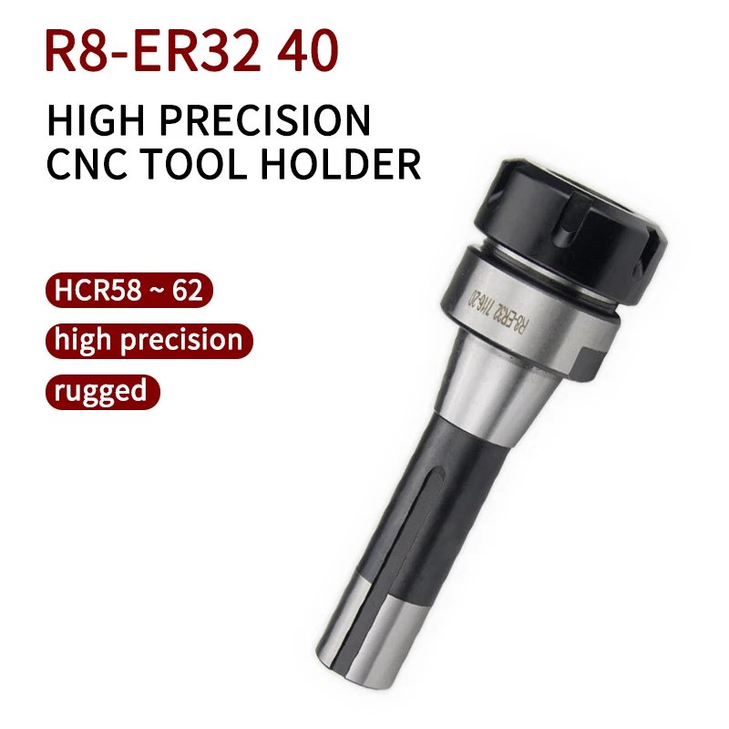 Torreta Fresadora Titular Ferramenta Especial R8-er32 Fresadora Shank Fresadora Mandril Collet r8 Polegada Métrica 16