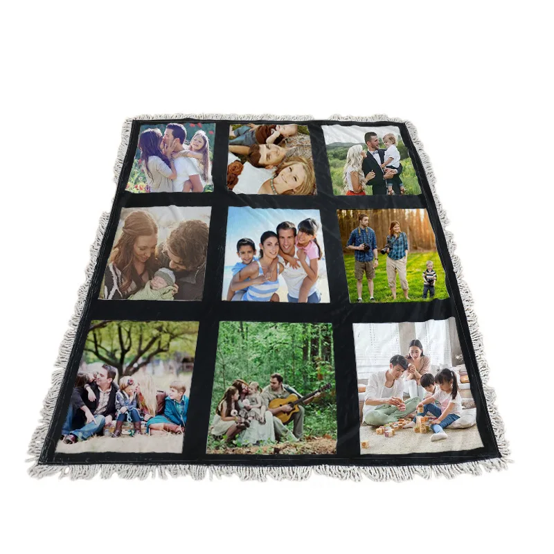 Sublimation Blank Throw Blanket for Chair Custom Logo Throw Blanket Soft Decorative Ultra-Plush Colorful Throw Travel Blanket