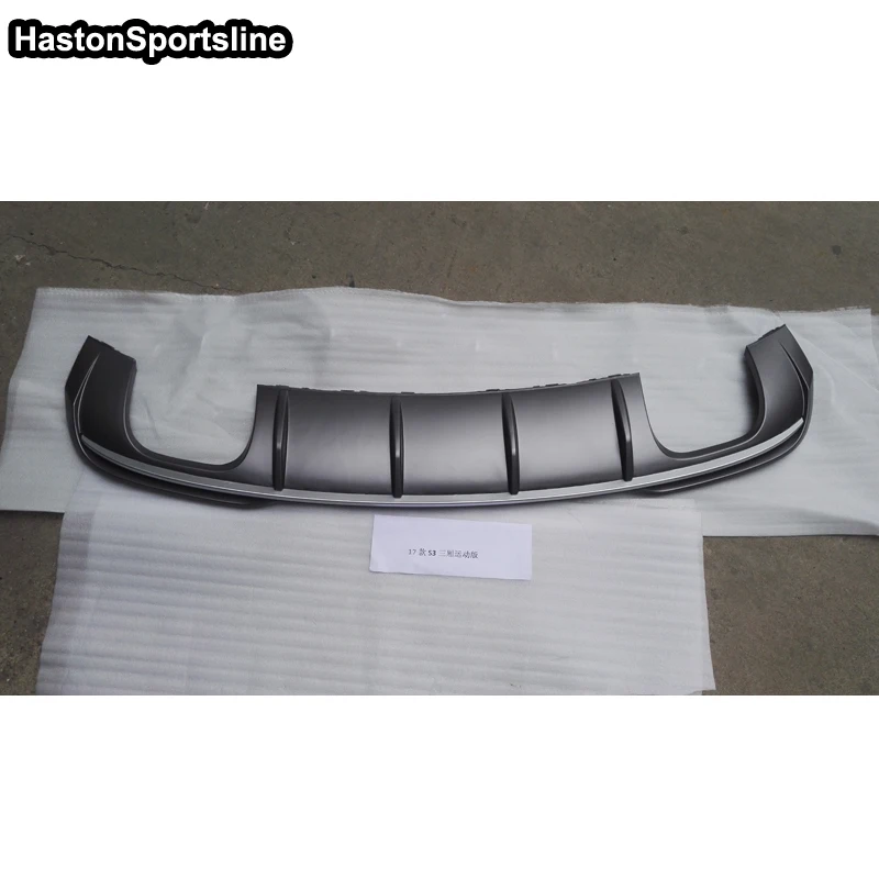 A3 S3 PP dyfuzor tylnego zderzaka tylny wydech Spoiler dla Audi A3 S3 Sline 2017-2019 Car Styling — zdjęcie 4