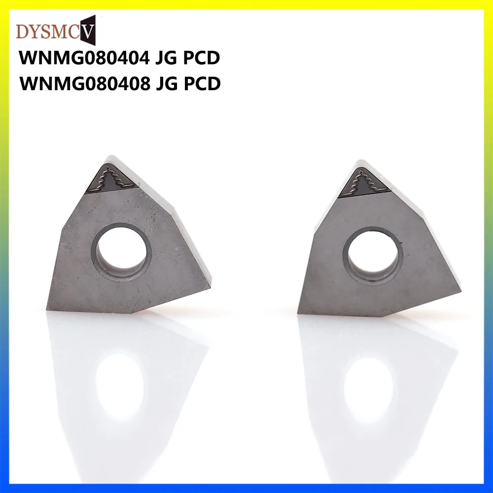 

WNMG080404 JG PCD WNMG080408 JG PCD токарный инструмент, высококачественный инструмент для обработки алюминия и меди