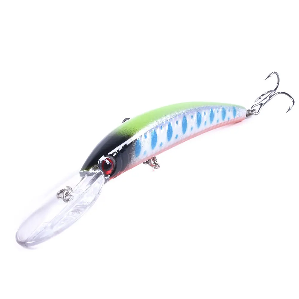 Jerkbait de buceo profundo, cebo duro Artificial, Wobblers, pececillo, Lucio, carpa, aparejos de pesca, 15cm, 15g, 1 pieza