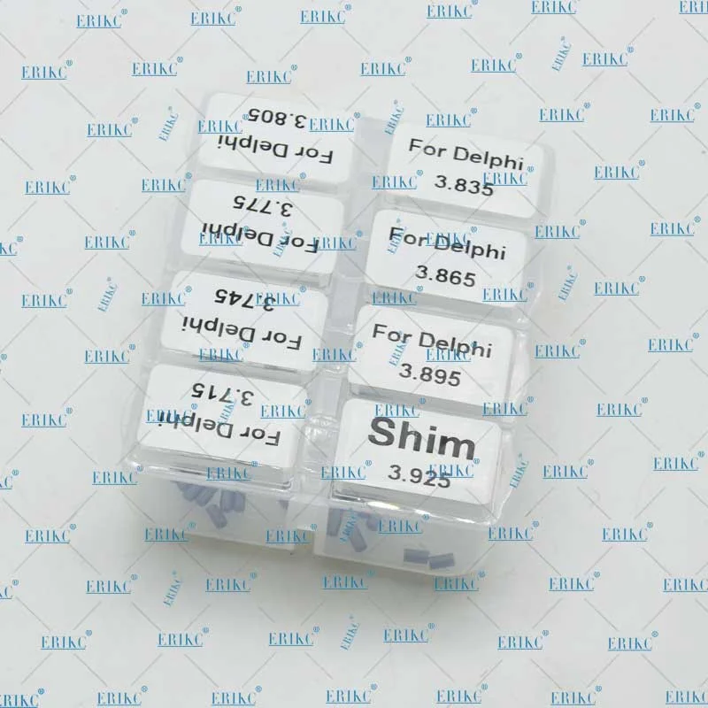 80PCS RIKC Gaskets Shim 9308-028K Size 3.715-3.925mm Injector Nozzle Pin Adjust Washer Accuracy Total For Delphi Series Injector